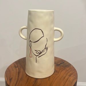 H&M Ceramic Cream Vase